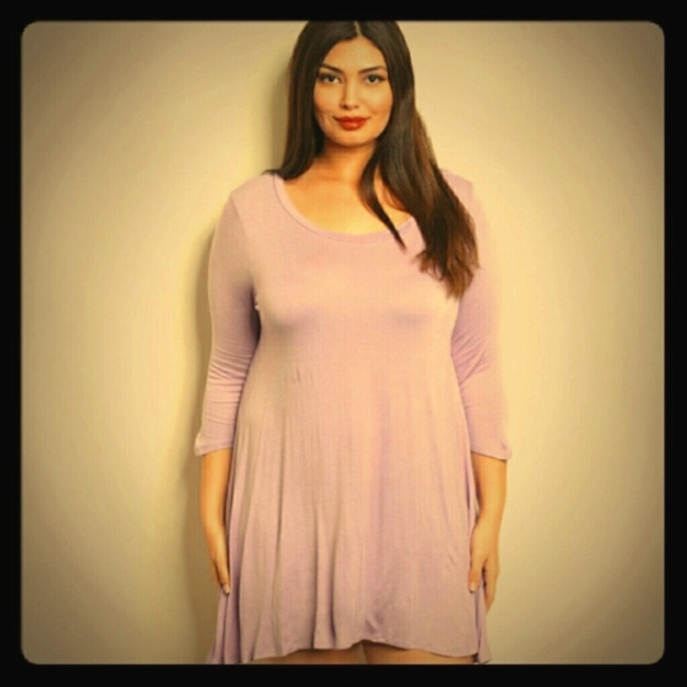 NWT Plus Jamy-Dawn Lilac tunic/dress